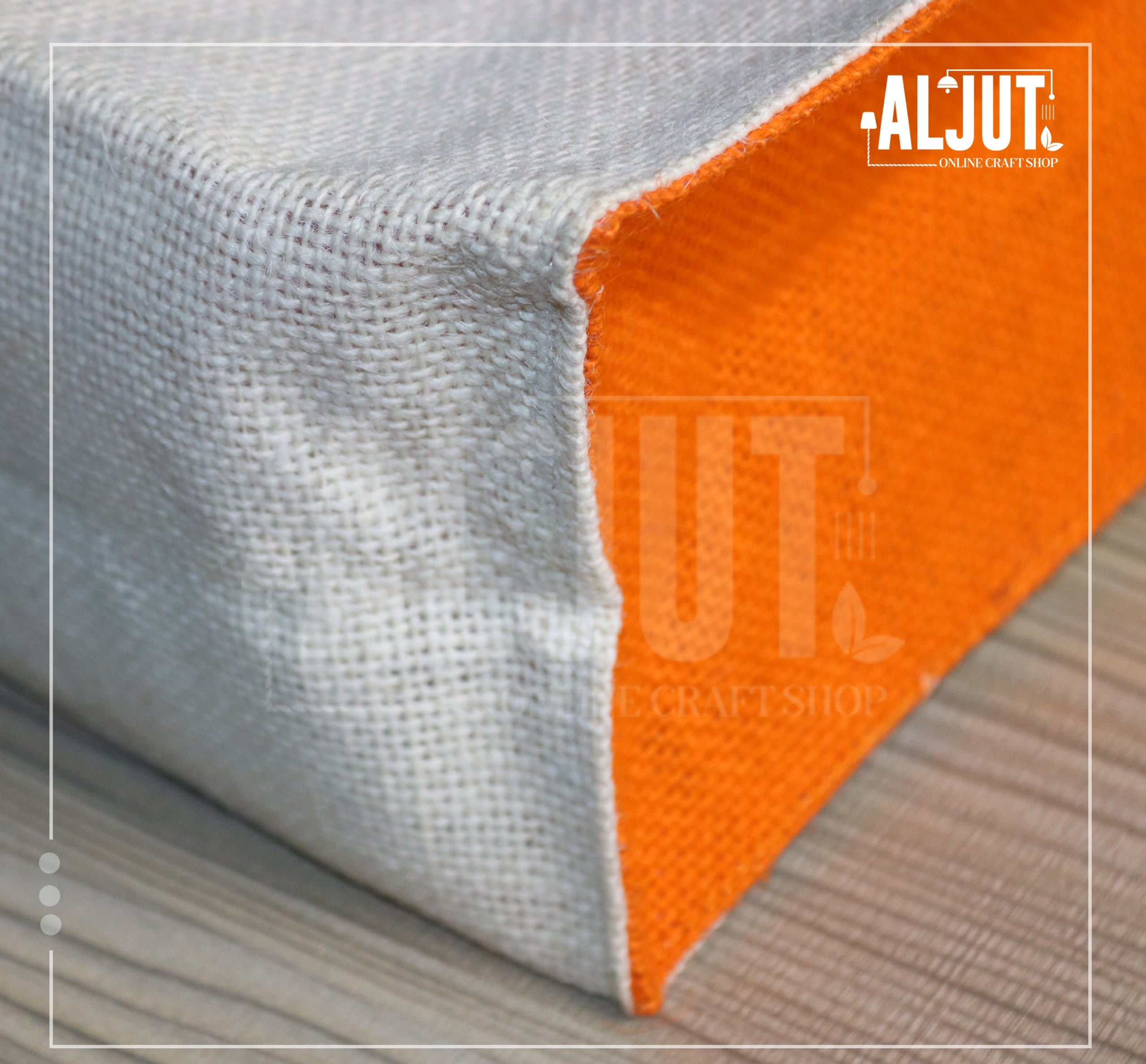 ALJUT Laminated Jute bag -JC03 | Jute Bleach - Image 2