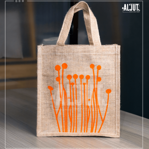 ALJUT Laminated Jute Bag –JC05 | Jute Natural